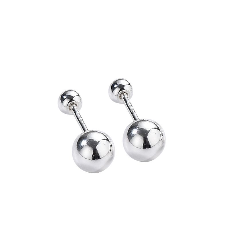 Silver Screw Tightening Buckle Female Stud Earrings round Beads Ear Bone Stud Silver Mini Sleep No Need to Take off Pure Silver Ear-Caring Earrings Silver 2MM 999 silver
Silver Screw Tightening Buckle Female Stud Earrings round Beads Ear Bone Stud Silver Mini Sleep No Need to Take off Pure Silver Ear-Caring Earrings Silver 2MM 999 silver