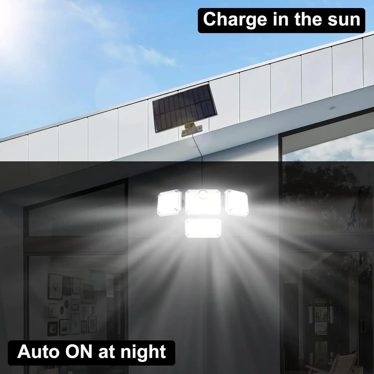 Solar LED wall lights split type human body sensing street lights waterproof super bright outdoor garage courtyard lighting 1pcs
Solar LED wall lights split type human body sensing street lights waterproof super bright outdoor garage courtyard lighting 1pcs