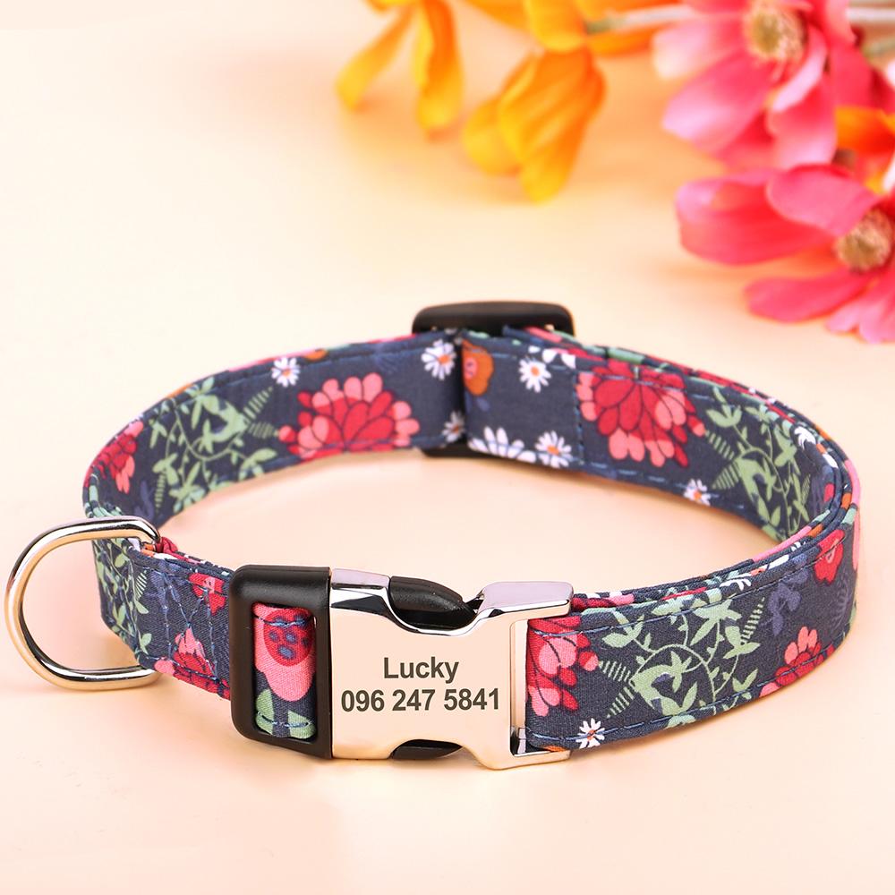 Nylon Flower Dog Collar Personalized Floral Print Dog Puppy Collars Customized Pet ID Collars for Small Medium Large Dog Pitbull S чёрный
Nylon Flower Dog Collar Personalized Floral Print Dog Puppy Collars Customized Pet ID Collars for Small Medium Large Dog Pitbull S чёрный