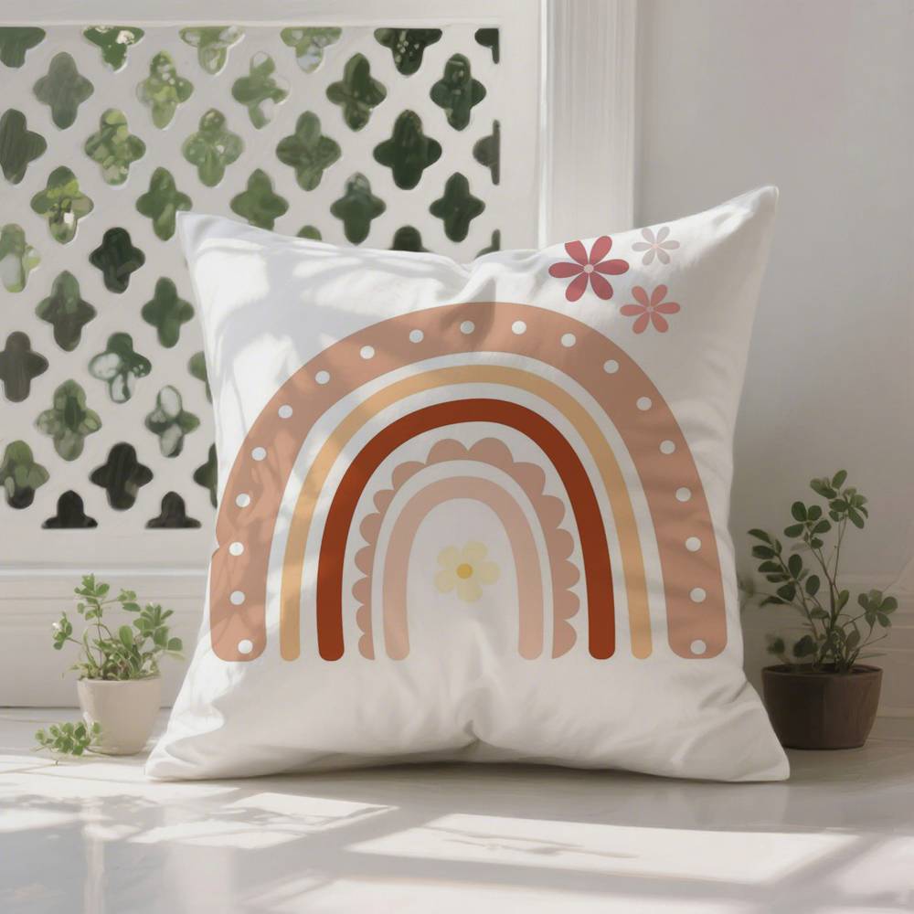 Rainbow Print Pillow Case Anti-dustmite Pillowcase Invisible zipper silky Sofa cushion cover 12x12Inch
Rainbow Print Pillow Case Anti-dustmite Pillowcase Invisible zipper silky Sofa cushion cover 12x12Inch