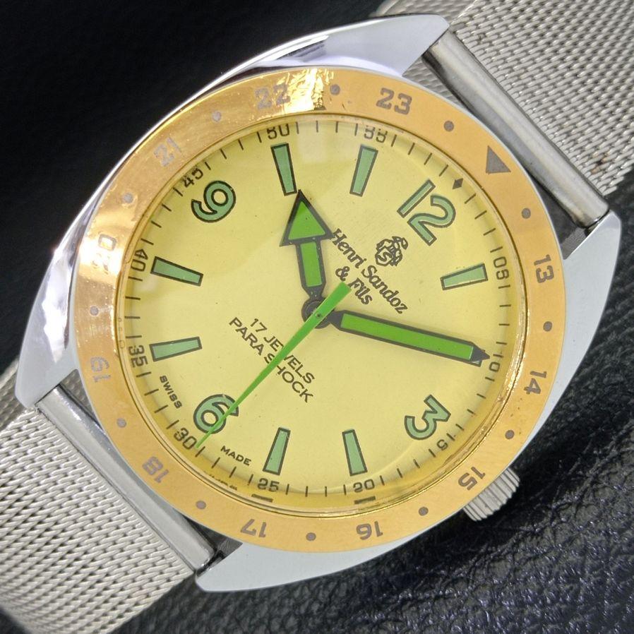 CLASSIC HENRI SANDOZ & FILS MECHANICAL MENS SWISS YELLOW DIAL WATCH a426416-2 RL-a426416
CLASSIC HENRI SANDOZ & FILS MECHANICAL MENS SWISS YELLOW DIAL WATCH a426416-2 RL-a426416