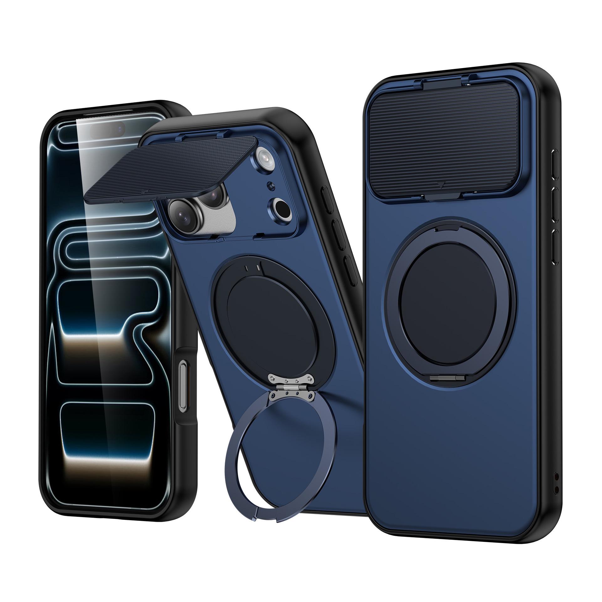 Magnetic Anti-Fall Case with Rotating Stand for iPhone 17 Pro Max & Apple 16 Pro iPhone 16 Pro
Magnetic Anti-Fall Case with Rotating Stand for iPhone 17 Pro Max & Apple 16 Pro iPhone 16 Pro