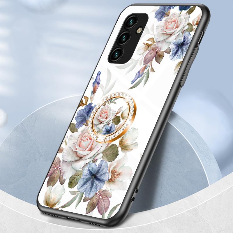 For Samsung Galaxy A14 5G/A14 4G Flower Pattern Phone Cover Tempered Glass+PC+TPU Case with Kickstand Chinese Rose
For Samsung Galaxy A14 5G/A14 4G Flower Pattern Phone Cover Tempered Glass+PC+TPU Case with Kickstand Chinese Rose