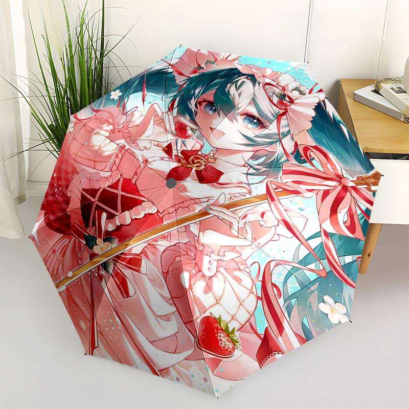 1pc Outdoor Umbrella with Anime Character Design - Automatic Opening/Closing, Portable 3-Fold Design, 8-Bone Iron Frame - Perfect for Fans, Trave
1pc Outdoor Umbrella with Anime Character Design - Automatic Opening/Closing, Portable 3-Fold Design, 8-Bone Iron Frame - Perfect for Fans, Trave