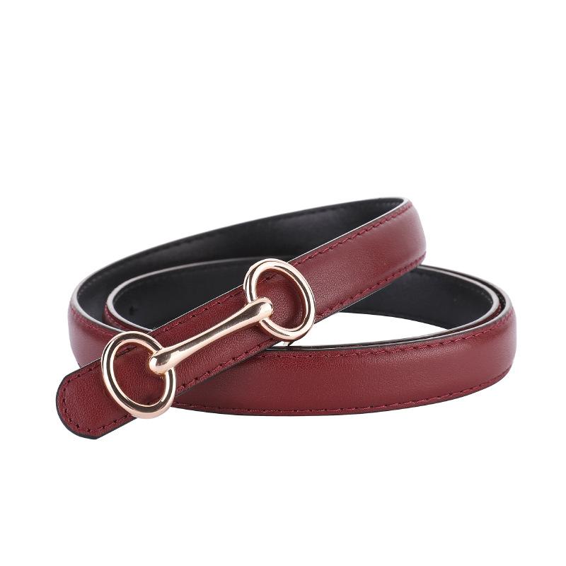 Meier Smooth buckle women s thin leather belt - top grain cowhide decorated versatile pants belt 100cm бордовий
Meier Smooth buckle women s thin leather belt - top grain cowhide decorated versatile pants belt 100cm бордовий