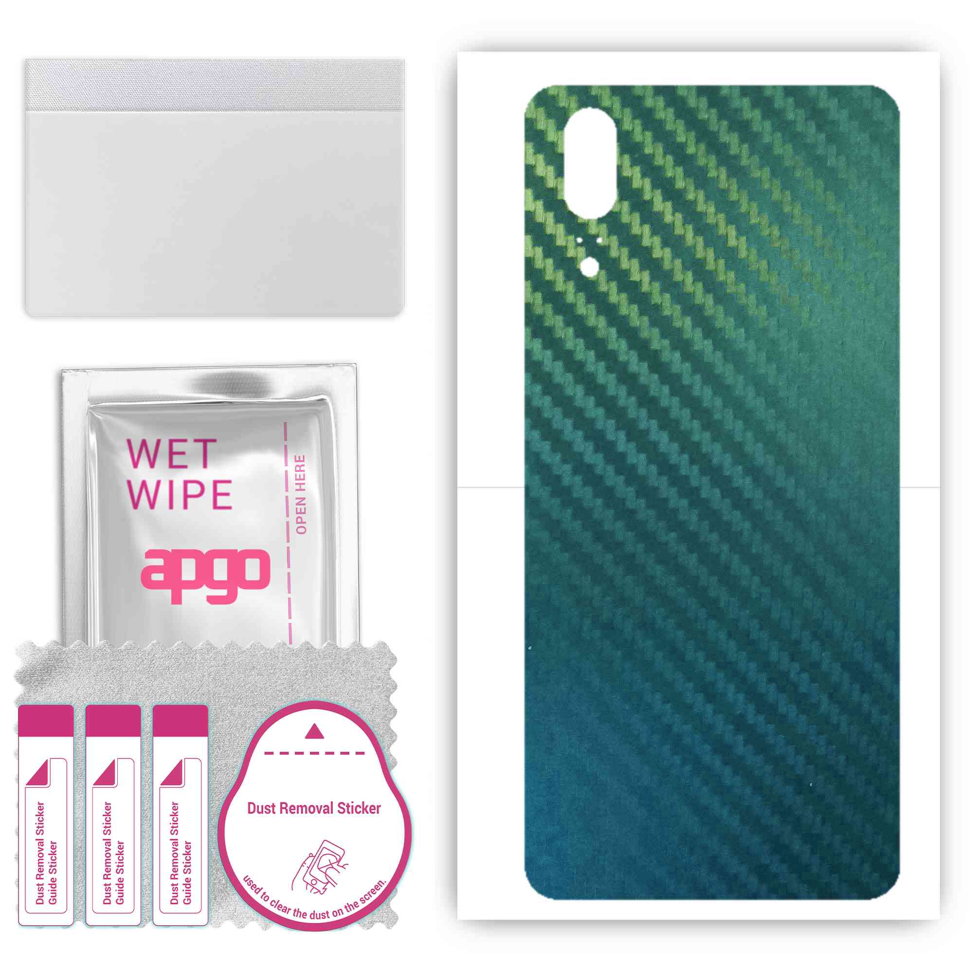 apgo Protective Skin Sticker for the back compatible with Huawei P20, Wrap Film, Foil, Vinyl - Pattern Carbon Chameleon CAKA1
apgo Protective Skin Sticker for the back compatible with Huawei P20, Wrap Film, Foil, Vinyl - Pattern Carbon Chameleon CAKA1