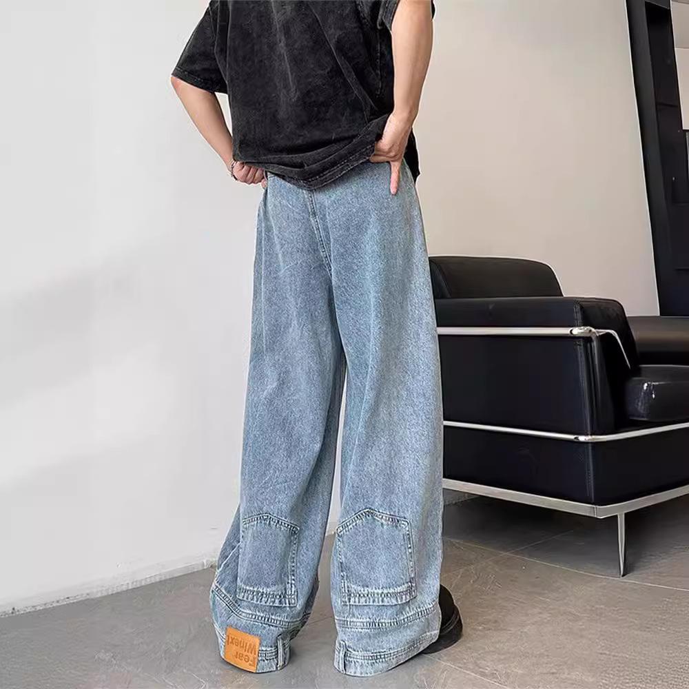 Men s High-End Street Style Reversible Denim Jeans - Trendy, Loose, Slightly Flared and Versatile 3X Large
Men s High-End Street Style Reversible Denim Jeans - Trendy, Loose, Slightly Flared and Versatile 3X Large