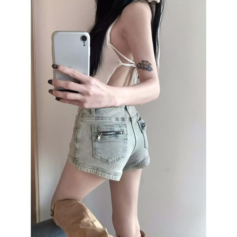 Spicy Girl 2023 High Waist Slimming A-line Denim Hot Pants L синий
Spicy Girl 2023 High Waist Slimming A-line Denim Hot Pants L синий