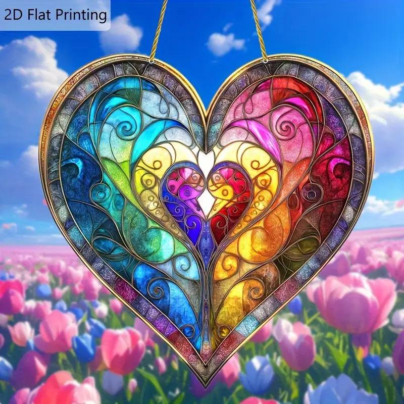 Single Piece, Not 3D, Vivid Heart-Shaped Acrylic Hanging Ornament, Valentine s Day Gift, Home Decoration, Wedding Party Decoration, Outdoor Courtyard 20*20cm
Single Piece, Not 3D, Vivid Heart-Shaped Acrylic Hanging Ornament, Valentine s Day Gift, Home Decoration, Wedding Party Decoration, Outdoor Courtyard 20*20cm