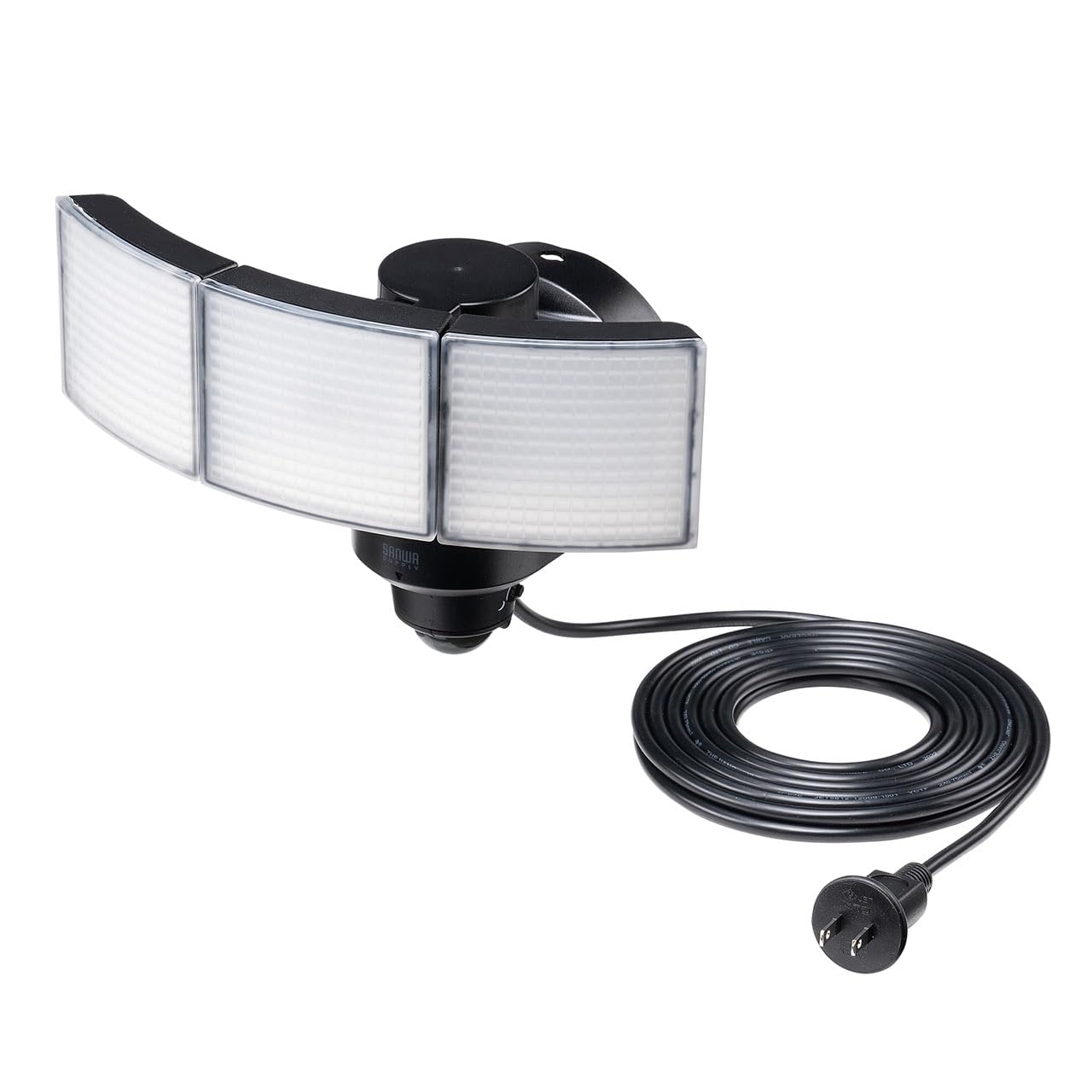 Sanwa Direct Sensor Light Уличная розетка с питанием от сети, водонепроницаемый стандарт IP65, 3 лампы, 3000 люмен, 100 В, регулируемый угол, длина кабеля 5 м, датчик движения
Sanwa Direct Sensor Light Уличная розетка с питанием от сети, водонепроницаемый стандарт IP65, 3 лампы, 3000 люмен, 100 В, регулируемый угол, длина кабеля 5 м, датчик движения