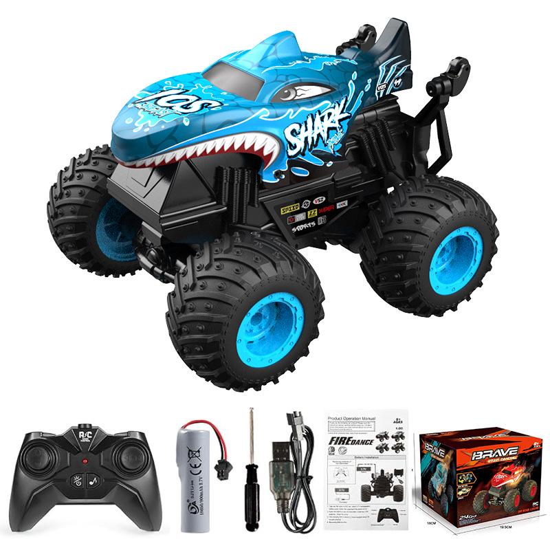 Children s 360° Rotating Stunt Car with Music, Remote Control, Dinosaur & Shark Designs 1:20
Children s 360° Rotating Stunt Car with Music, Remote Control, Dinosaur & Shark Designs 1:20