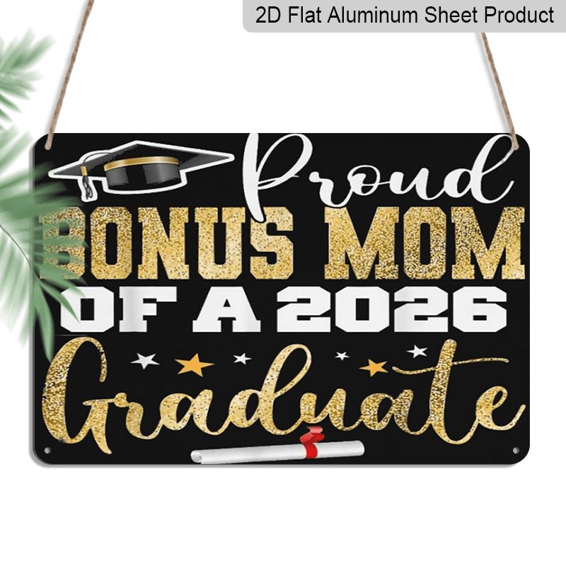 2D Flat, 1pc Proud Bonus Mom of A 2026 Graduate Aluminium Sign 8x12 Inch - Gold Glitter Grad Cap & Diploma Design, Graduation Decor, Gift for Bonus 20*30cm
2D Flat, 1pc Proud Bonus Mom of A 2026 Graduate Aluminium Sign 8x12 Inch - Gold Glitter Grad Cap & Diploma Design, Graduation Decor, Gift for Bonus 20*30cm