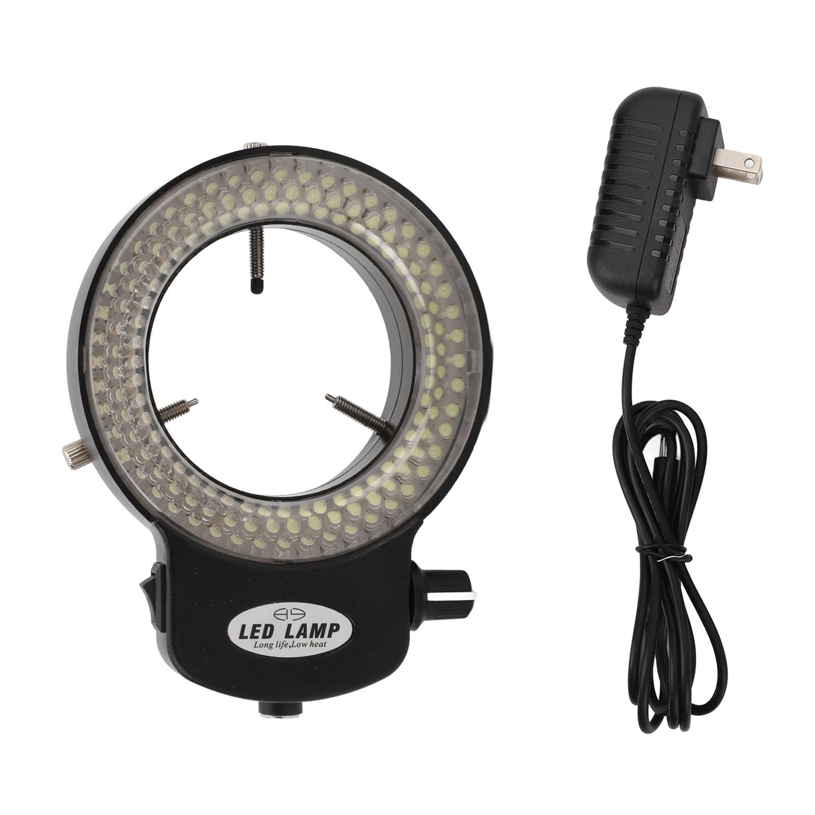 Microscope LED Ring Light 144 Beads Brightness Adjustable LED Ring Light for Lathe Camera 100240V
Microscope LED Ring Light 144 Beads Brightness Adjustable LED Ring Light for Lathe Camera 100240V