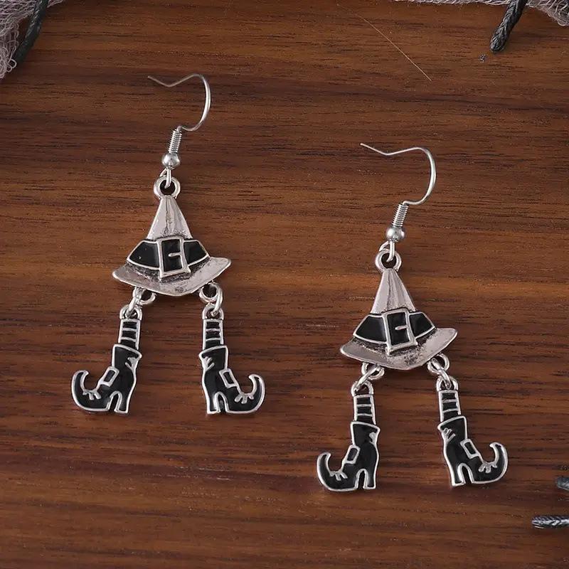 Halloween Gothic Witch Funny Retro Earrings срібний
Halloween Gothic Witch Funny Retro Earrings срібний
