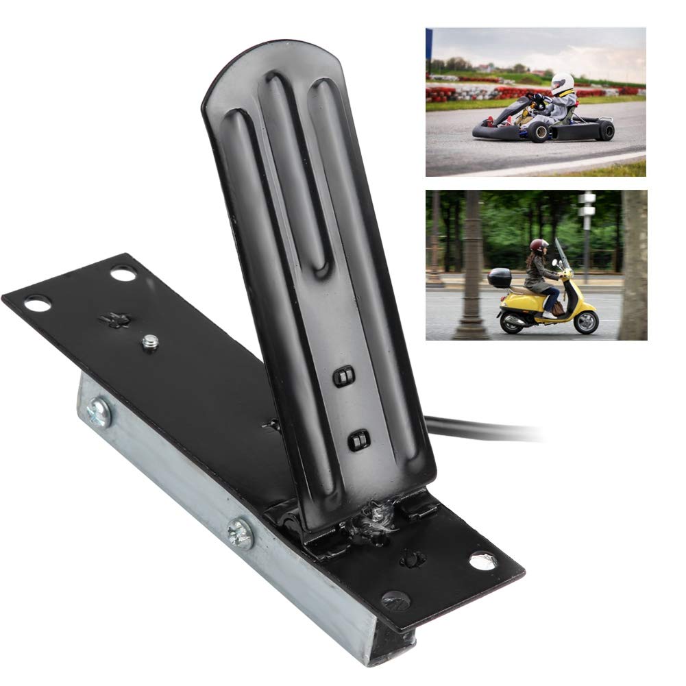 250 W 24 V Foot Accelerate Pedal Iron Throttle Speed Control Brake Pedal Fit for Electric Motor Scooter Mini Bike Quad Go Kart Black
250 W 24 V Foot Accelerate Pedal Iron Throttle Speed Control Brake Pedal Fit for Electric Motor Scooter Mini Bike Quad Go Kart Black