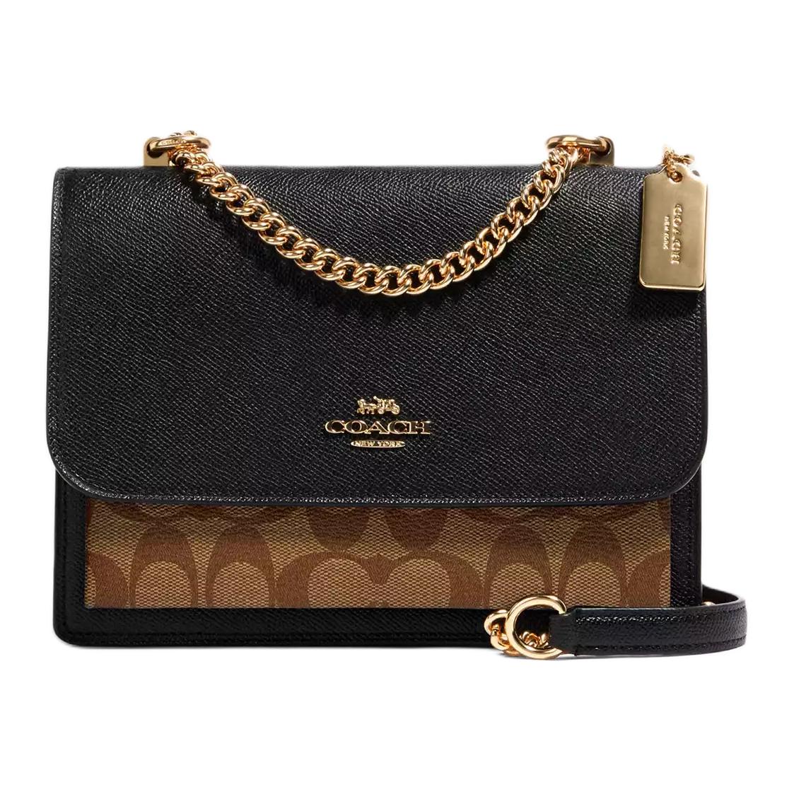 Coach Klare 21 Classic Logo Color Block Chain Shoulder Tote Coated Canvas And Leather Crossbody Bag Small Women bags Black Brown 91019-IMCBI Basic Set (Bag+Dust Bag)
Coach Klare 21 Classic Logo Color Block Chain Shoulder Tote Coated Canvas And Leather Crossbody Bag Small Women bags Black Brown 91019-IMCBI Basic Set (Bag+Dust Bag)
