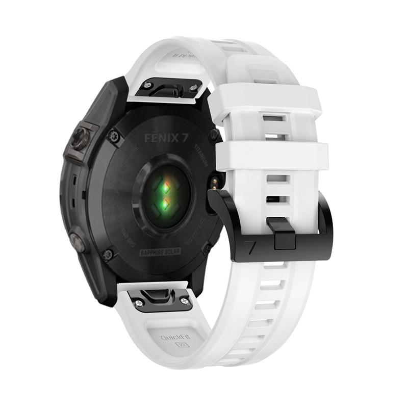 For Garmin Fenix 7/Fenix 6 Pro/5/Amazfit Falcon Armband Silicone Watch Strap with Buckle Black
For Garmin Fenix 7/Fenix 6 Pro/5/Amazfit Falcon Armband Silicone Watch Strap with Buckle Black