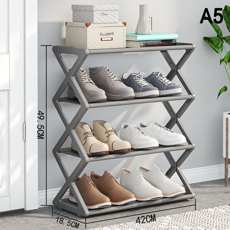 Creative Simple Assembly Shoe Rack Steel Tube 4-Layer Solid Color Assembly Home Shoe Rack For Porch Living Room Storage Rack
Creative Simple Assembly Shoe Rack Steel Tube 4-Layer Solid Color Assembly Home Shoe Rack For Porch Living Room Storage Rack
