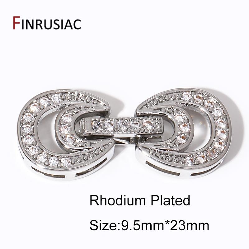 18K Gold Plated Brass Pearl Clasps Connector Fasteners,Inlaid Zircon Closure Lock Clasps For DIY Jewelry Making Supplies 1 piece
18K Gold Plated Brass Pearl Clasps Connector Fasteners,Inlaid Zircon Closure Lock Clasps For DIY Jewelry Making Supplies 1 piece