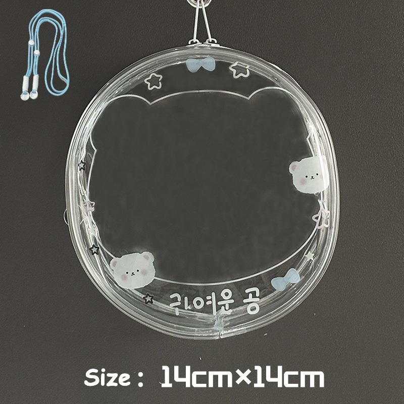 Kawaii Round Storage Bag with Lanyard 13cm Plush Doll Display Case Transparent PVC Storage Bags Girls Portable Cosmetic Bag New without lanyard
Kawaii Round Storage Bag with Lanyard 13cm Plush Doll Display Case Transparent PVC Storage Bags Girls Portable Cosmetic Bag New without lanyard