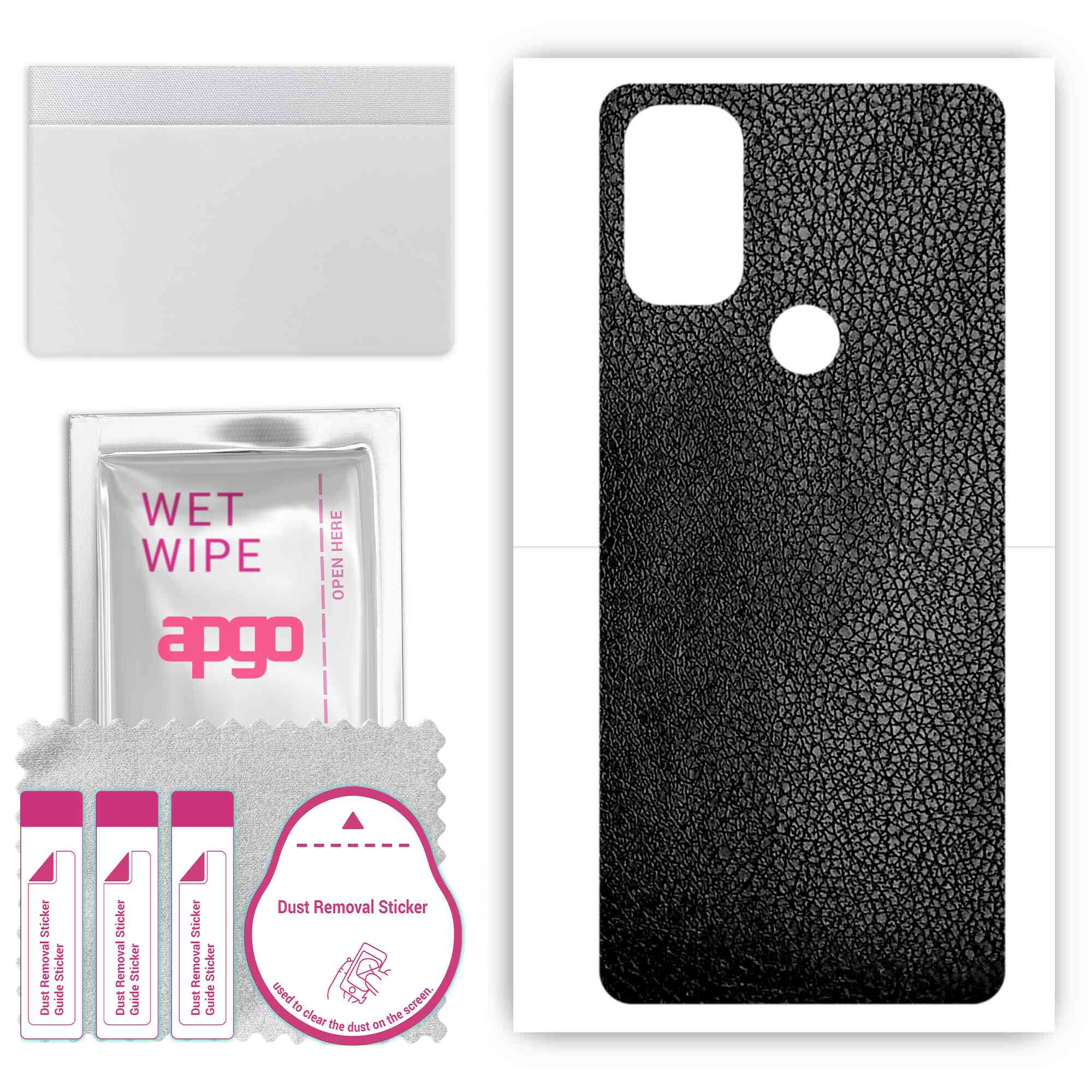 Apgo Protective Skin Sticker для задньої панелі, сумісної з Blackview A70 Pro, Wrap Film, Foil, Vinyl - Pattern Black Leather
Apgo Protective Skin Sticker для задньої панелі, сумісної з Blackview A70 Pro, Wrap Film, Foil, Vinyl - Pattern Black Leather