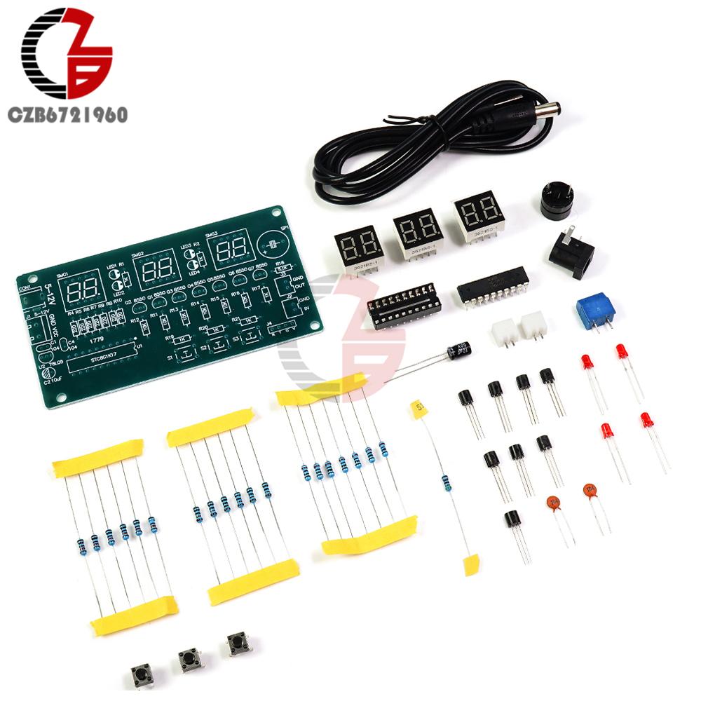 DC 5-12V Six Digit Red Display Digital Clock Module Electronic Kit 51 Microcontroller Welding Practice DIY Loose Parts 5.5 * 2.1
DC 5-12V Six Digit Red Display Digital Clock Module Electronic Kit 51 Microcontroller Welding Practice DIY Loose Parts 5.5 * 2.1