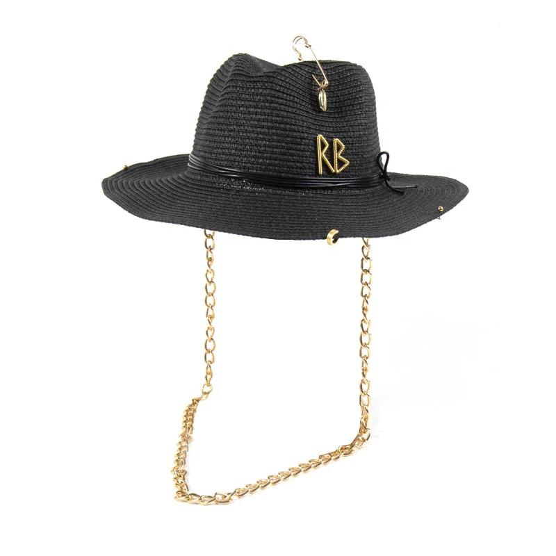 Women s Chain Accent Fedora Straw Hat - Packable UPF 50+ Beach Sun Hat, Boho Vacation Foldable Summer Fashion M 56-58cm чорний
Women s Chain Accent Fedora Straw Hat - Packable UPF 50+ Beach Sun Hat, Boho Vacation Foldable Summer Fashion M 56-58cm чорний
