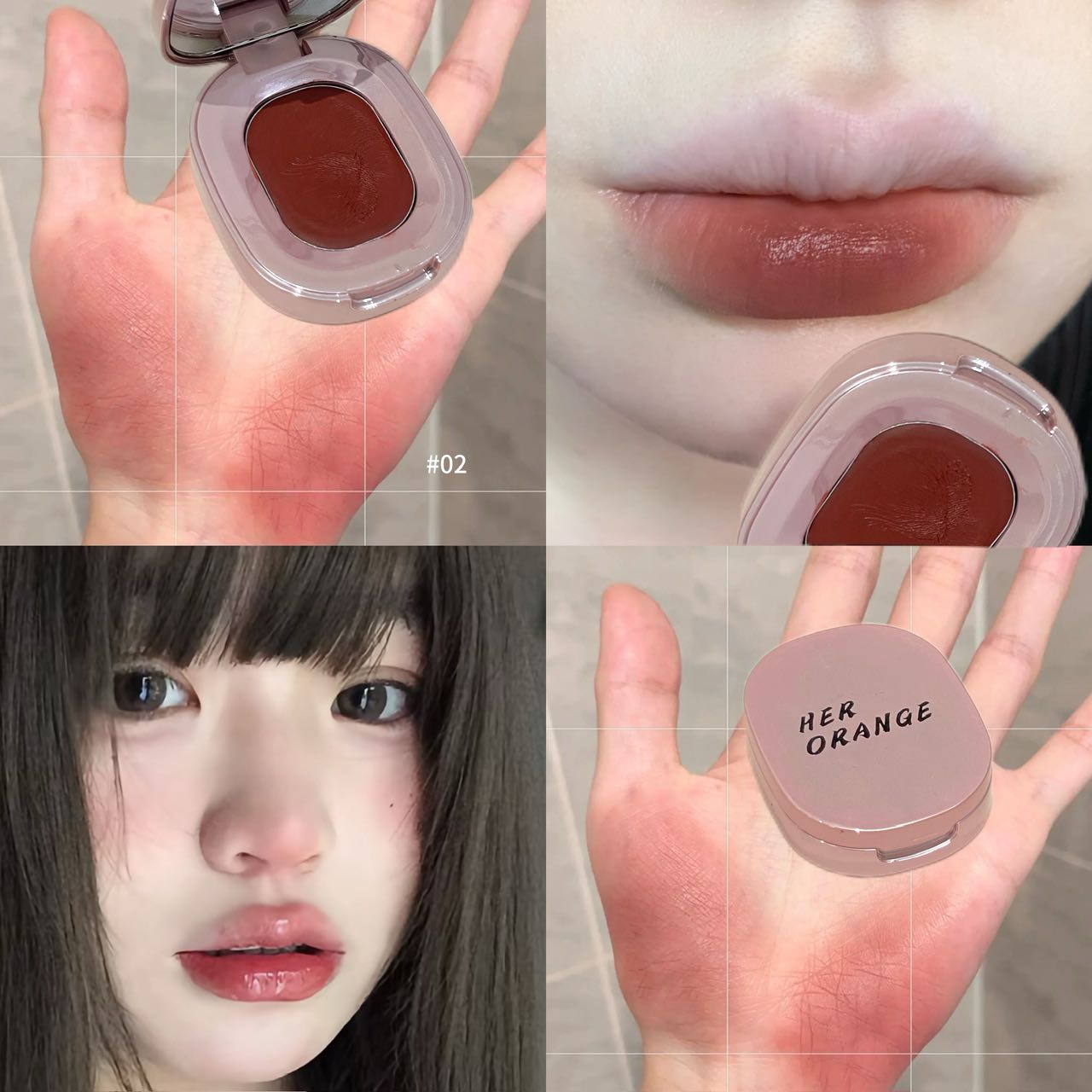 Herorange Silky Satin Multi-Use Cream, Delicate Texture, Long-Lasting, Non-Smudging, Three-In-One for Lips, Cheeks, and Eyes, Suitable for All Skin 1.8g
Herorange Silky Satin Multi-Use Cream, Delicate Texture, Long-Lasting, Non-Smudging, Three-In-One for Lips, Cheeks, and Eyes, Suitable for All Skin 1.8g