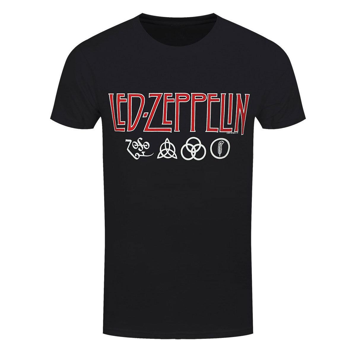 Футболка Led Zeppelin Логотипы и символы Рок-группа Новая Черная Официальная L
Футболка Led Zeppelin Логотипы и символы Рок-группа Новая Черная Официальная L