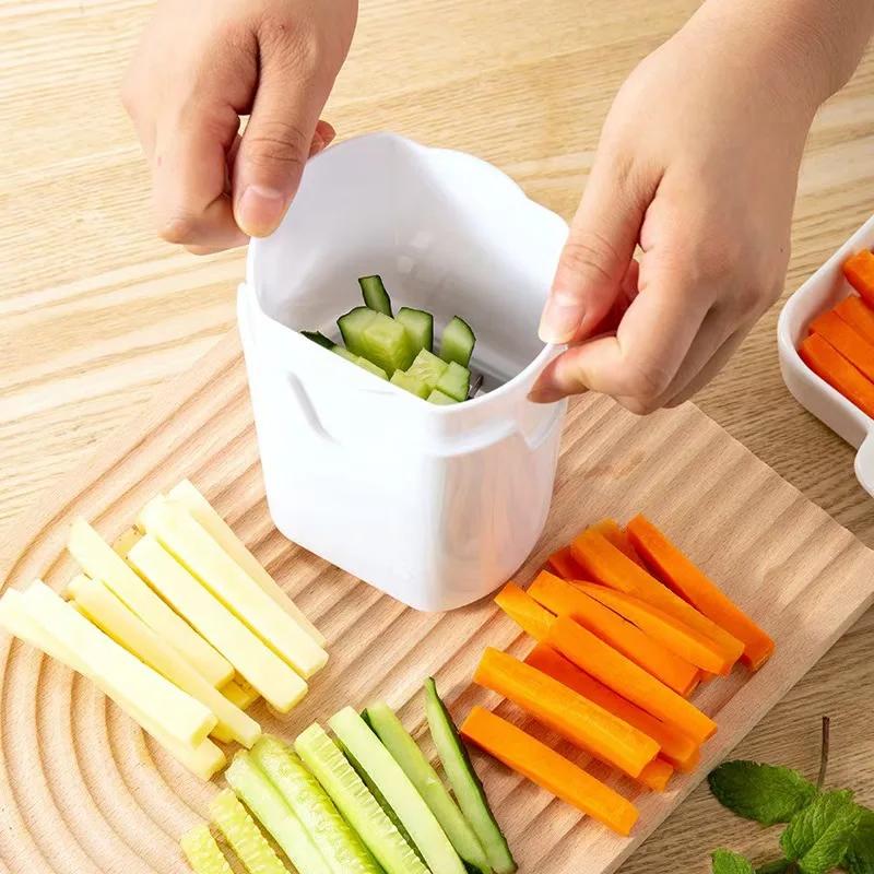 1 ШТ. Нарізка для смаженої фрі Natural Cut Rapid Slicer Овочева картопляна нарізка Їжа Вегетаріанська нарізка Подрібнювач овочів
1 ШТ. Нарізка для смаженої фрі Natural Cut Rapid Slicer Овочева картопляна нарізка Їжа Вегетаріанська нарізка Подрібнювач овочів