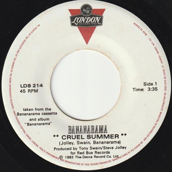 7-дюймовая пластинка BANANARAMA Cruel Summer LDS214 LONDON 1983 Канада Танцевальная Электроника Б/у
7-дюймовая пластинка BANANARAMA Cruel Summer LDS214 LONDON 1983 Канада Танцевальная Электроника Б/у