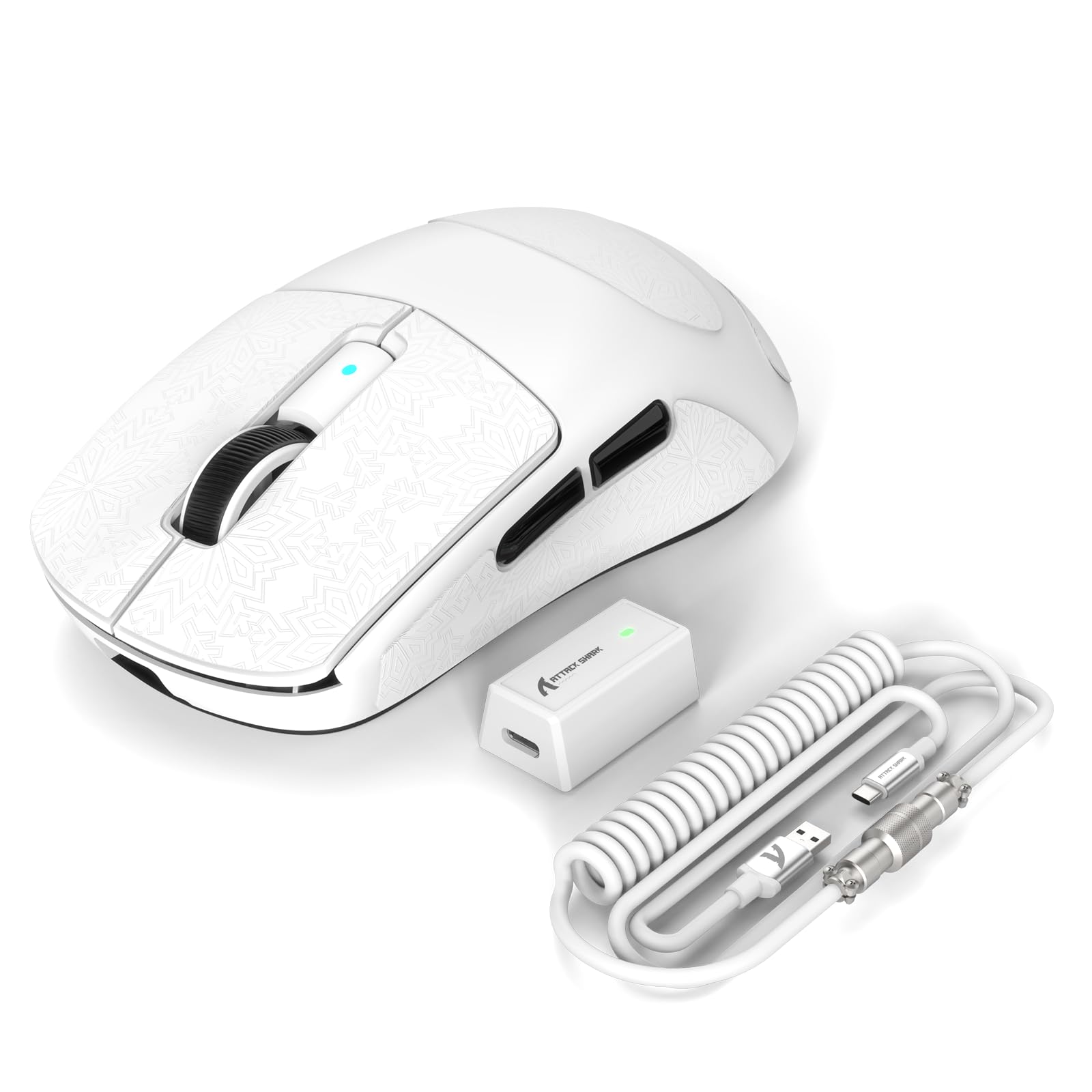 ATTACK R6 Gaming Mouse Connection 8000Hz PAW3950MAX Sensor Nordic52840 Chip Оснащено ергономічним 8K приймачем Поставляється з наклейкою з японським
ATTACK R6 Gaming Mouse Connection 8000Hz PAW3950MAX Sensor Nordic52840 Chip Оснащено ергономічним 8K приймачем Поставляється з наклейкою з японським