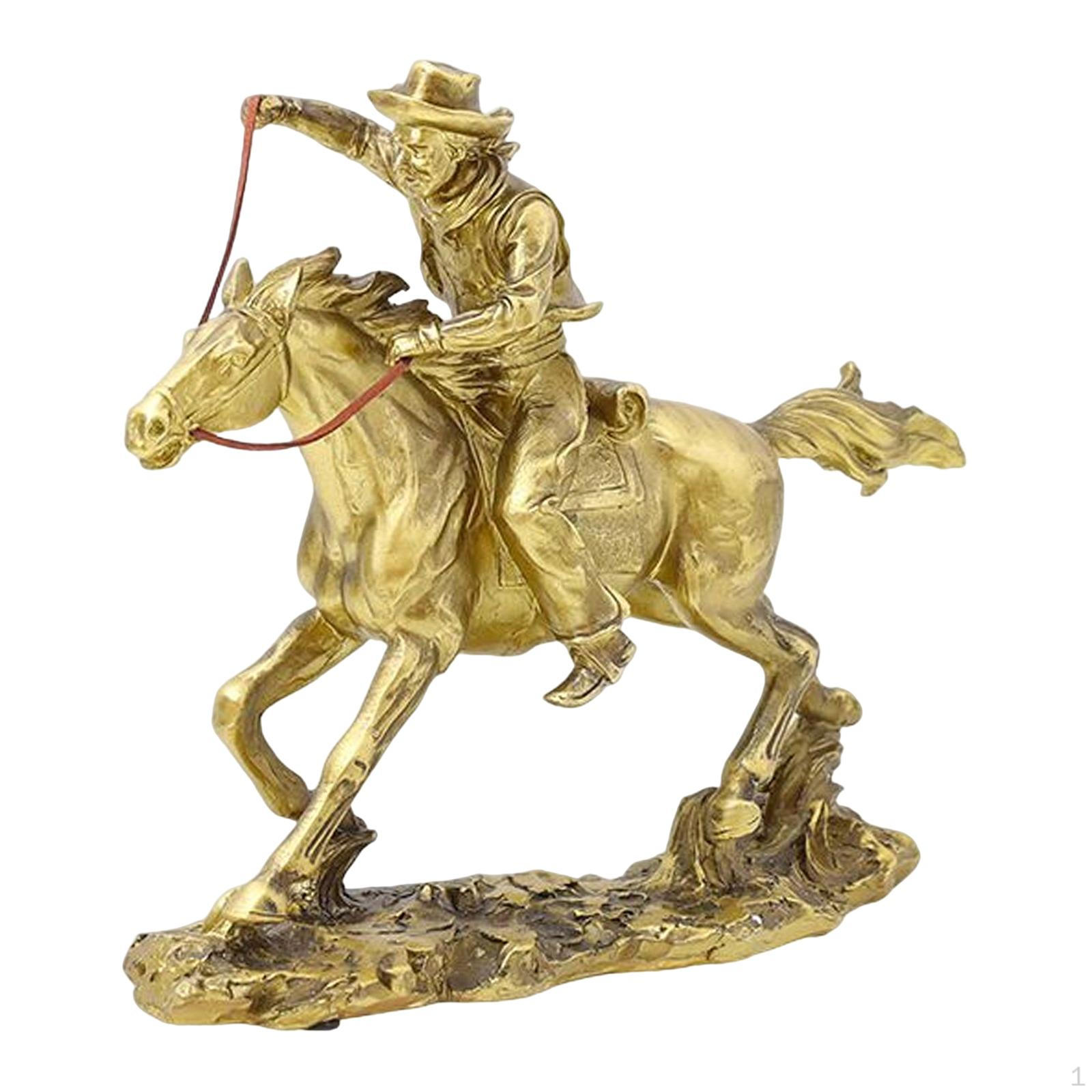 Resin Miniature Horse Riding Figurine Ornaments Sculpture Crafts Statue for Lounge
Resin Miniature Horse Riding Figurine Ornaments Sculpture Crafts Statue for Lounge