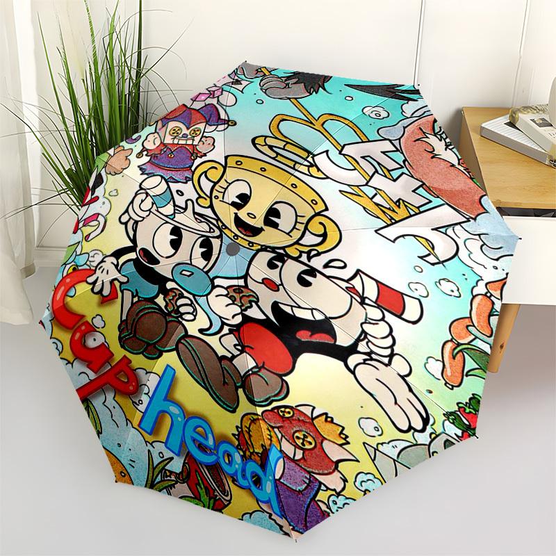 1pc Cuphead Themed Outdoor Umbrella - Automatic Opening/Closing, Portable 3-Fold Design with Iron Frame - Perfect Gift for Fans, Travelers, Daily Use.
1pc Cuphead Themed Outdoor Umbrella - Automatic Opening/Closing, Portable 3-Fold Design with Iron Frame - Perfect Gift for Fans, Travelers, Daily Use.