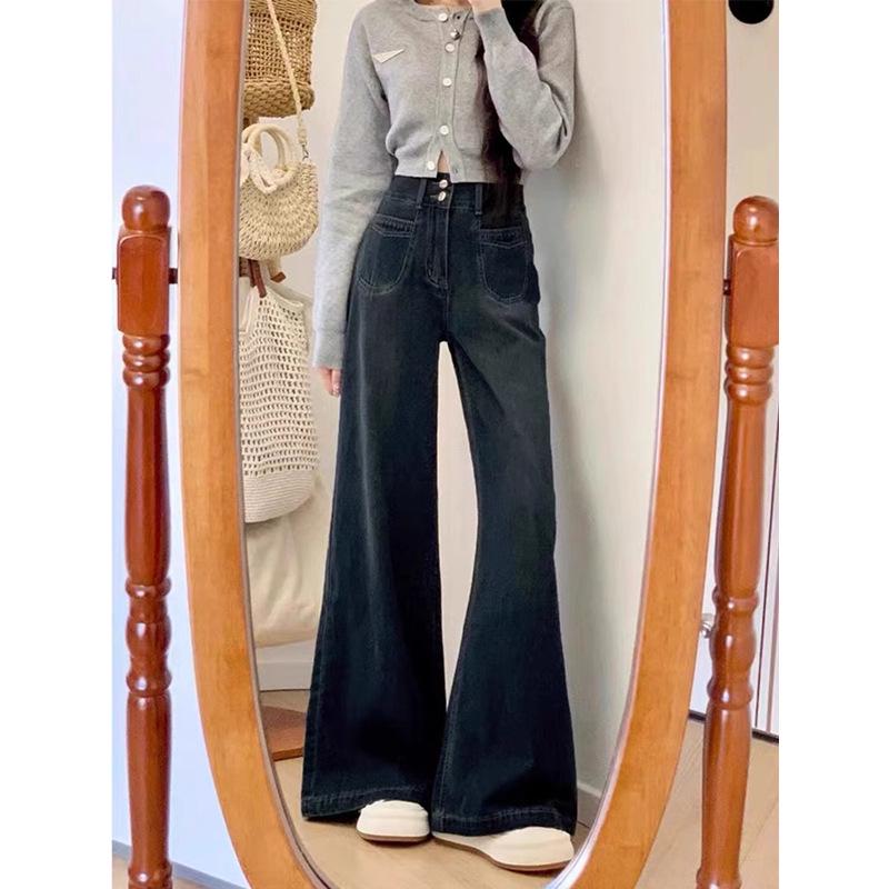 Plus Size Retro High-Waisted Fleece-Lined Wide-Leg Pants for Women - Autumn/Winter 2024 XL
Plus Size Retro High-Waisted Fleece-Lined Wide-Leg Pants for Women - Autumn/Winter 2024 XL