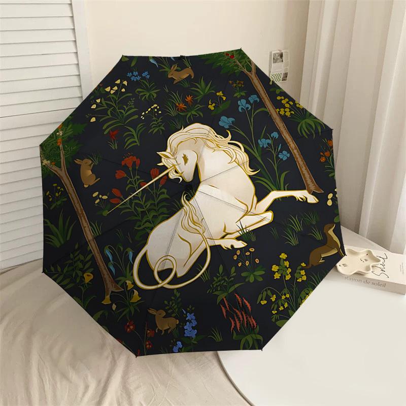1PC unicorn forest Umbrella-8-Rib Reinforced, Automatic Open, Lightweight & Durable, Cute Fashion Accessory for Outdoor, Beach, or Casual Use, Beach U
1PC unicorn forest Umbrella-8-Rib Reinforced, Automatic Open, Lightweight & Durable, Cute Fashion Accessory for Outdoor, Beach, or Casual Use, Beach U