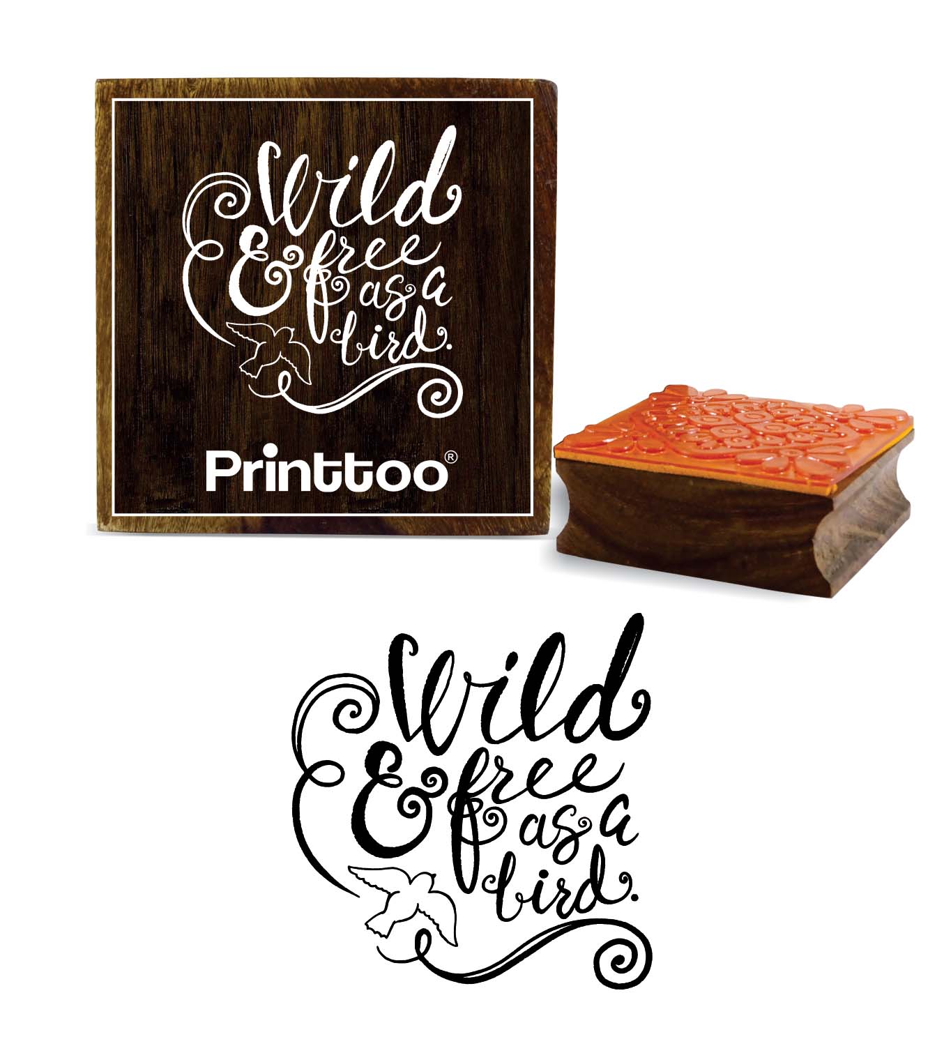 Printtoo Scrap-Booking Wild Free As A Bird Текстовый дизайн Коричневый деревянный резиновый штамп-2 x 2 2 x 2 Inches коричневый
Printtoo Scrap-Booking Wild Free As A Bird Текстовый дизайн Коричневый деревянный резиновый штамп-2 x 2 2 x 2 Inches коричневый