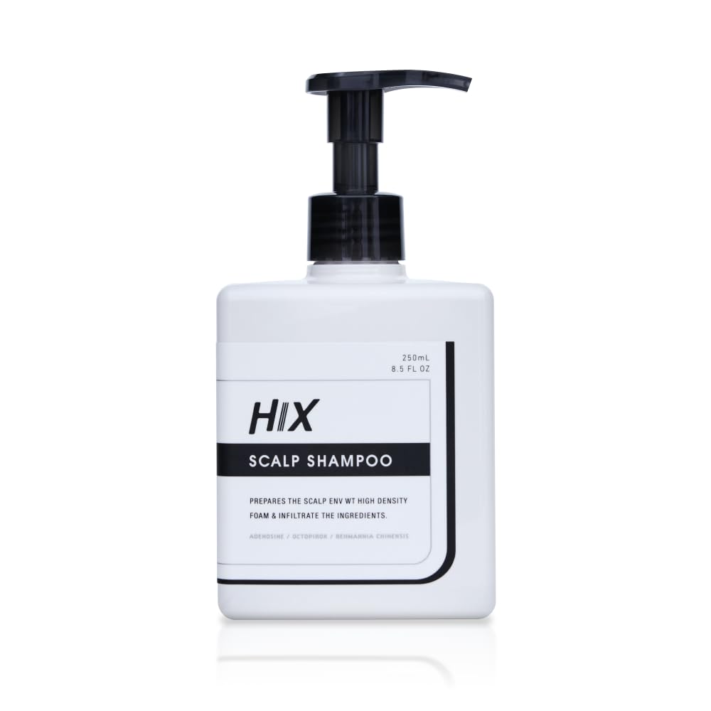 HIX Men s Scalp Shampoo, High Density Foam, Volume Boosting, Adenosine, Co-developed with Pharmaceutical Manufacturers, 250ml (Approx. 3 Months
HIX Men s Scalp Shampoo, High Density Foam, Volume Boosting, Adenosine, Co-developed with Pharmaceutical Manufacturers, 250ml (Approx. 3 Months