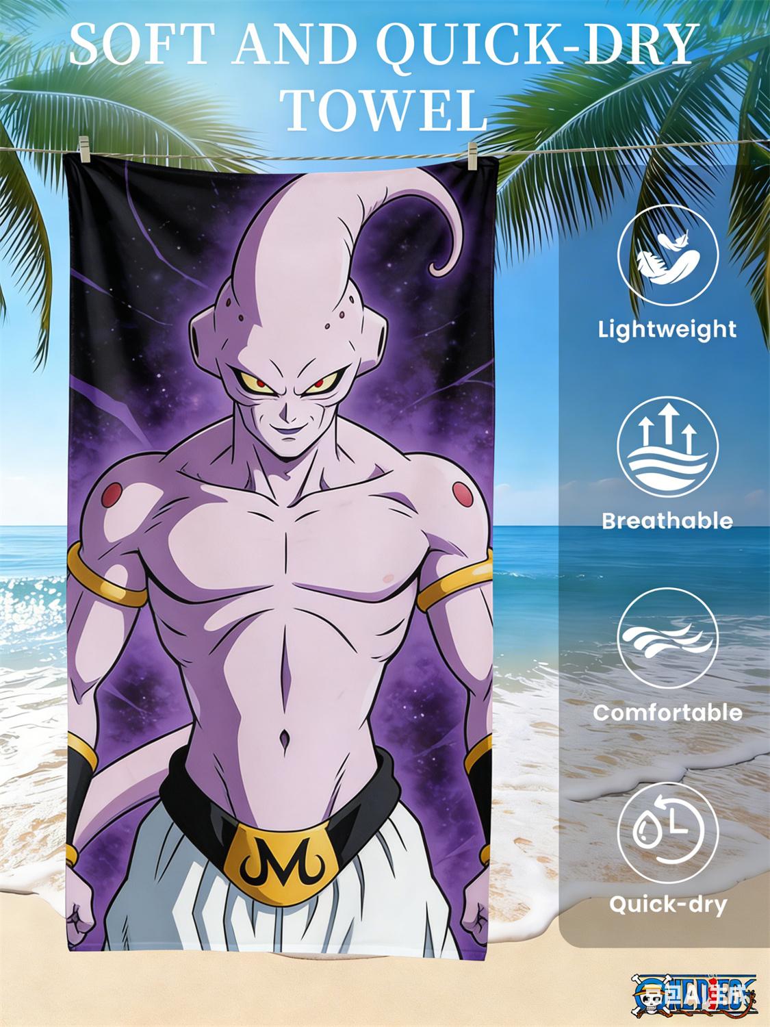 Dragon Ball Beach Towel, Anime Fan Favorite Vegeta Super Saiyan Blue Print Quick-Dry Towel for Beach, Pool and Anime Enthusiasts W40*H60(CM)
Dragon Ball Beach Towel, Anime Fan Favorite Vegeta Super Saiyan Blue Print Quick-Dry Towel for Beach, Pool and Anime Enthusiasts W40*H60(CM)