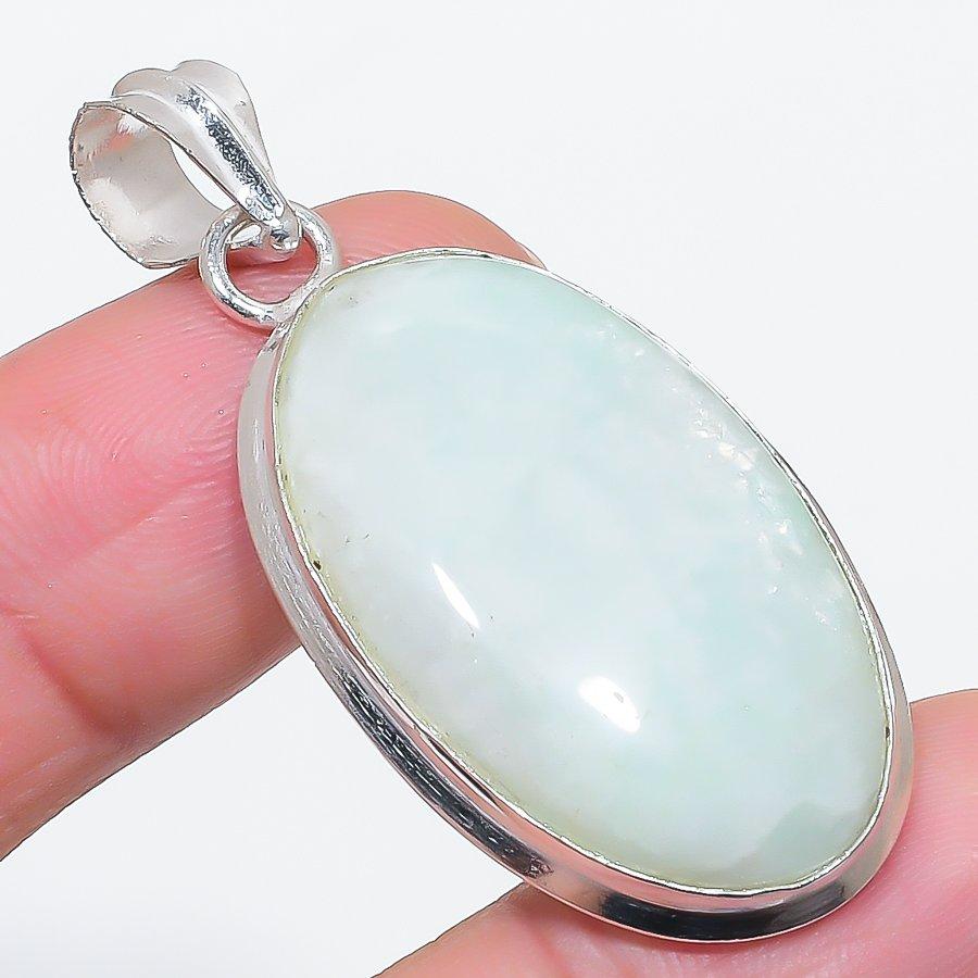 Natural Amazonite Gemstone 925 Sterling Silver Jewelry Pendant 1.97 L4i14
Natural Amazonite Gemstone 925 Sterling Silver Jewelry Pendant 1.97 L4i14