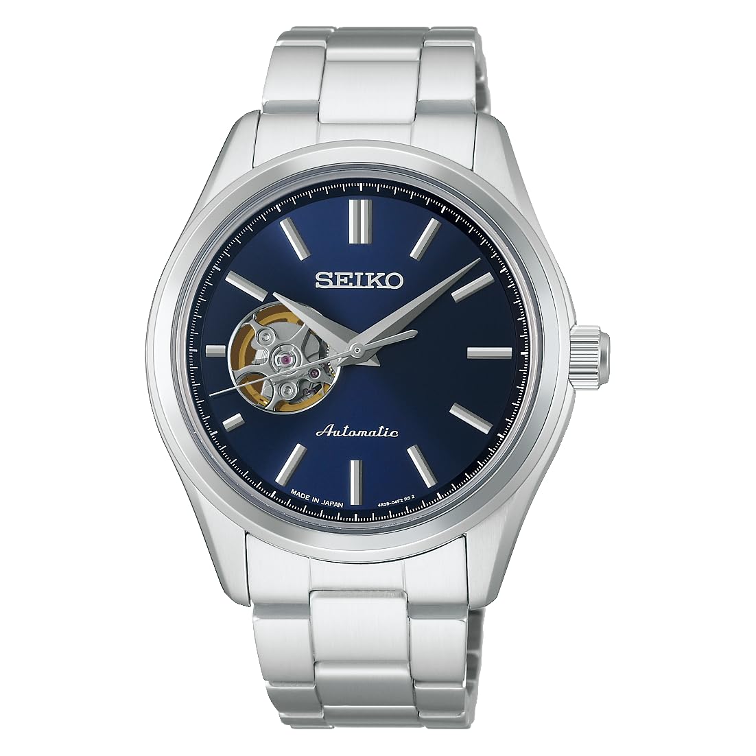Seiko Selection HFB002J Men s Mechanical Automatic Open Heart See-through Screw-back Blue Dial Stainless Steel 2026 Model
Seiko Selection HFB002J Men s Mechanical Automatic Open Heart See-through Screw-back Blue Dial Stainless Steel 2026 Model
