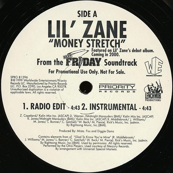 12-дюймовая пластинка LIL ZANE - Money Stretch SPRO81296 Priority Record 1999 US Рэп и хип-хоп/R&B Б/У
12-дюймовая пластинка LIL ZANE - Money Stretch SPRO81296 Priority Record 1999 US Рэп и хип-хоп/R&B Б/У