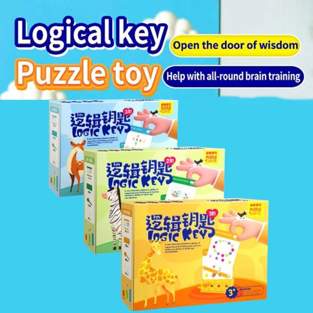 Montessori English Logic Key Puzzle Game Matching Game Key Thinking Puzzle Toy Children Style 2
Montessori English Logic Key Puzzle Game Matching Game Key Thinking Puzzle Toy Children Style 2
