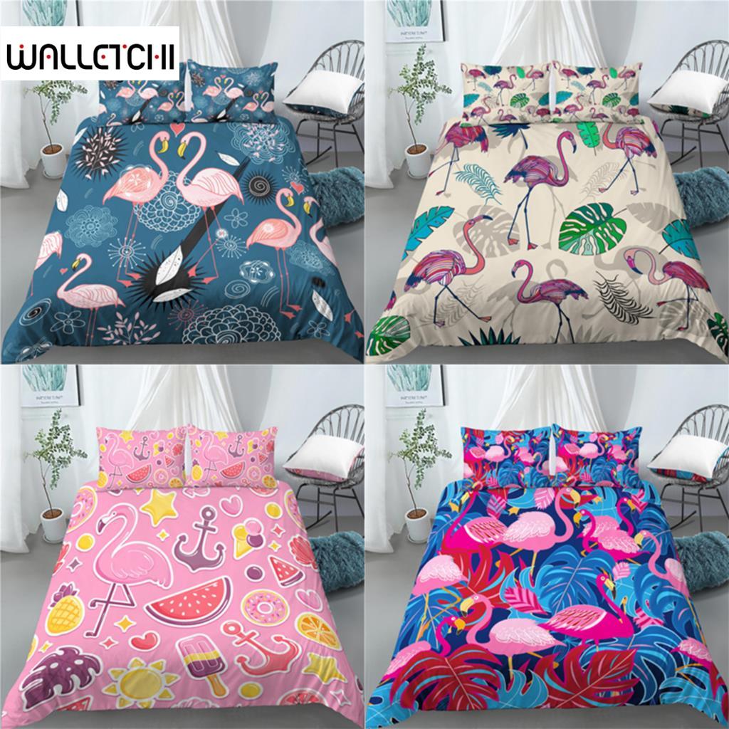 Luxury 3D Flamingo Print Bedding Sets Comfortable Duvet Cover and Pillowcases in EU/US/AU Sizes EU single(135x200cm)
Luxury 3D Flamingo Print Bedding Sets Comfortable Duvet Cover and Pillowcases in EU/US/AU Sizes EU single(135x200cm)