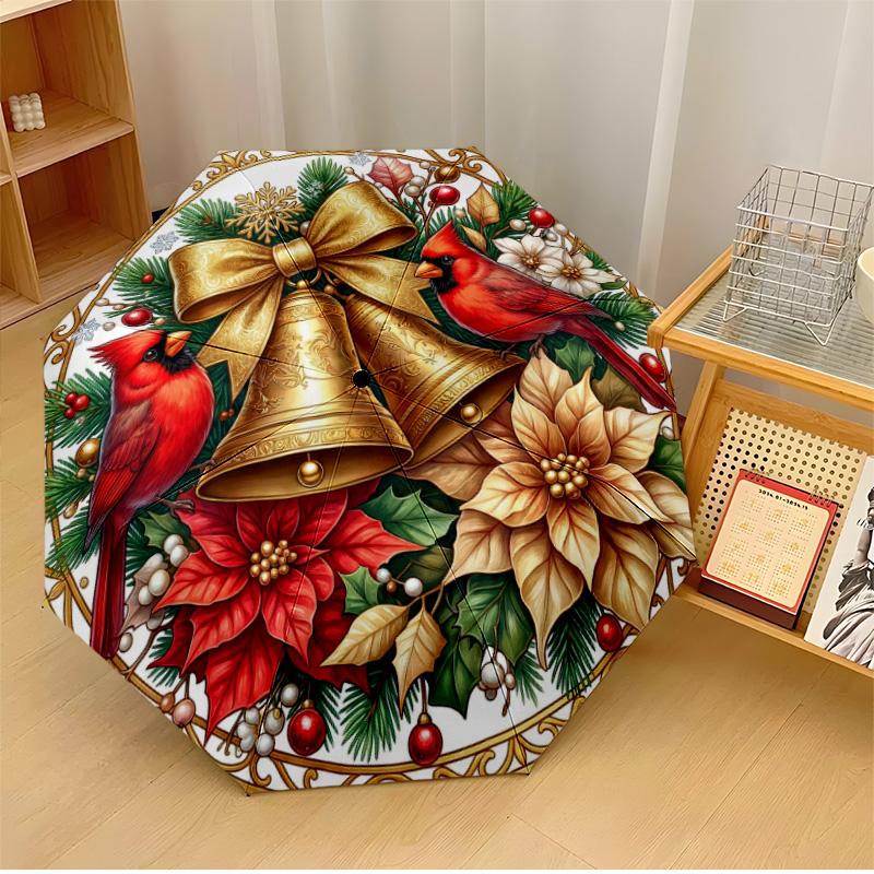 Christmas Wreath Design (1) Printed umbrella windproof folding umbrella portable sun and rain umbrella suitable for gifting
Christmas Wreath Design (1) Printed umbrella windproof folding umbrella portable sun and rain umbrella suitable for gifting
