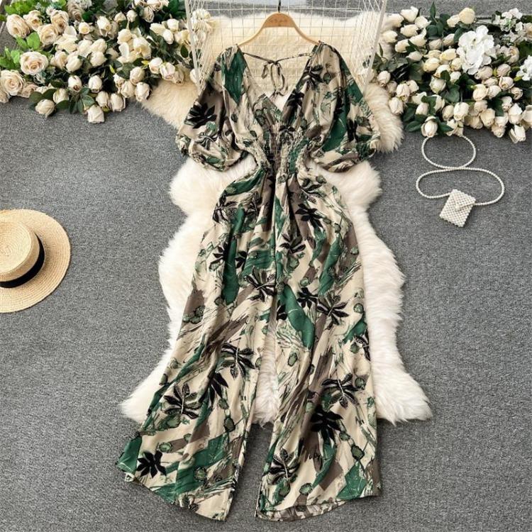 Сексуальный комбинезон в горошек с рукавами «летучая мышь», широкие брюки, узкий вырез на талии One Size темный весной зеленый
Сексуальный комбинезон в горошек с рукавами «летучая мышь», широкие брюки, узкий вырез на талии One Size темный весной зеленый