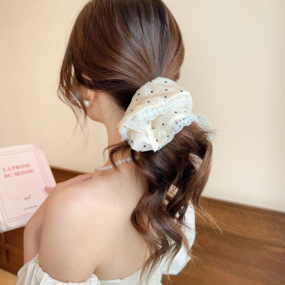 New Style Lace Hair Circle Large Oversized Hair Rope Temperament Large Dot Scrunchies Daily two layers
New Style Lace Hair Circle Large Oversized Hair Rope Temperament Large Dot Scrunchies Daily two layers