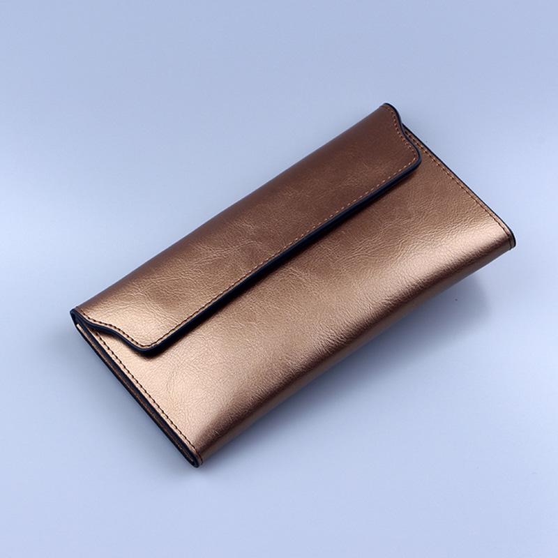 NIGEDU Brand Genuine Leather Women Wallet Long thin Purse Cowhide multiple Cards Holder Clutch bag Fashion Standard Wallet
NIGEDU Brand Genuine Leather Women Wallet Long thin Purse Cowhide multiple Cards Holder Clutch bag Fashion Standard Wallet