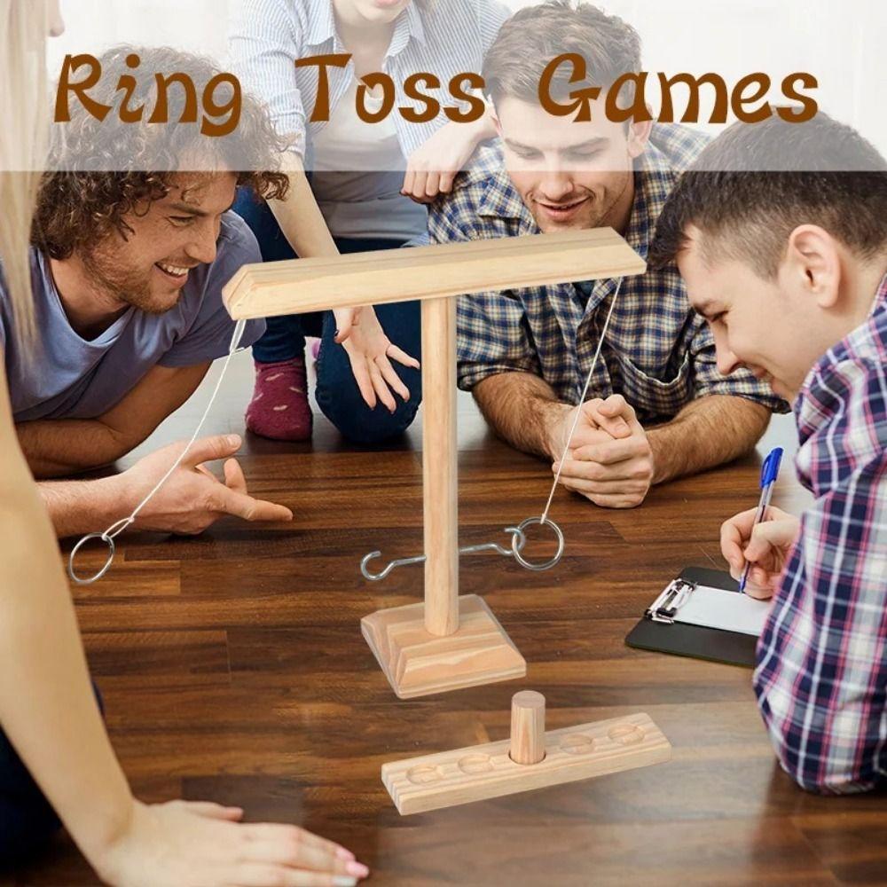 Wooden Hook and Ring Game Set Adjustable String Table Top Games Wooden Ring Toss Game Adults 40cm-Log color
Wooden Hook and Ring Game Set Adjustable String Table Top Games Wooden Ring Toss Game Adults 40cm-Log color