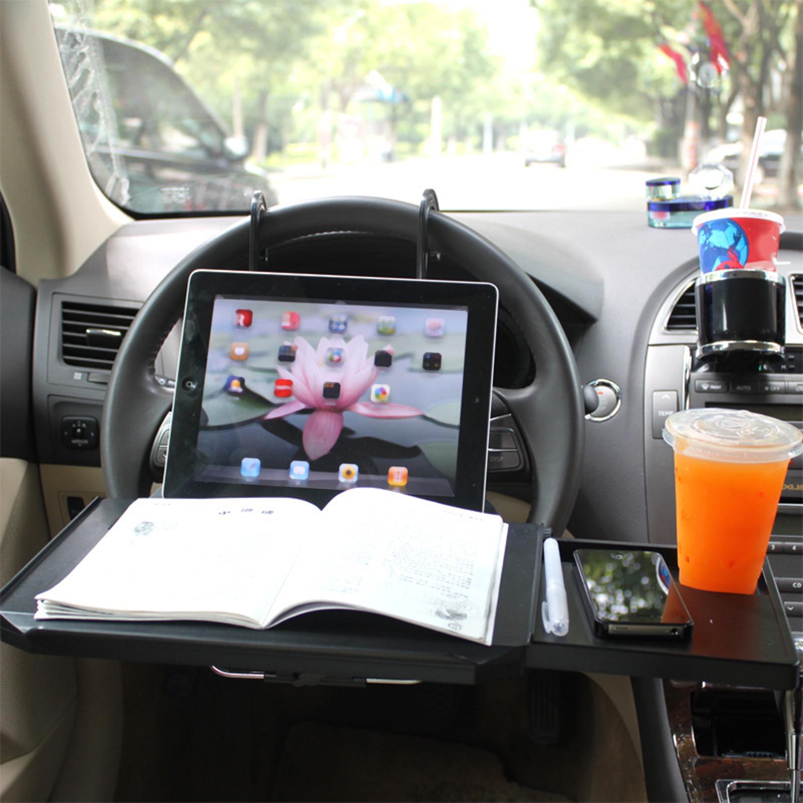 Car Steering Wheel ing Tray with A Goove for Tablet Cup Holder ting Tray Laptop Desk for ting Rding Working Black
Car Steering Wheel ing Tray with A Goove for Tablet Cup Holder ting Tray Laptop Desk for ting Rding Working Black